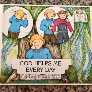 "God Helps Me Every Day" hardback book from the "Talking with God" series